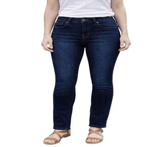 Hailey Skinny Jeans Women Size 15 Dark Wash High Rise Stretch Denim‎